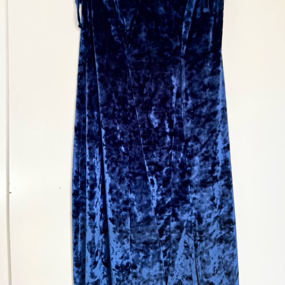 Walter Baker Blue Velvet Cocktail Dress Owen Dress size M - Picture 6 of 6